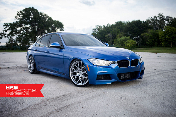 Фото дисков HRE FF01 Серебро на BMW 3/M3 (F3x/F80)