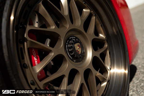 Фото дисков BC Forged MHK519 Сатиновая бронза на Porsche 911 VIII