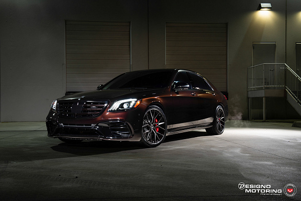 Фото дисков Vossen M-X3 Алмазная проточка на Mercedes-Benz S-Class (W222, C217)
