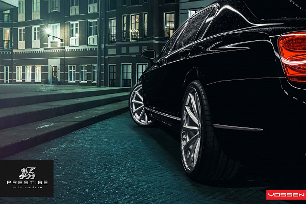Фото дисков Vossen CV1 Серебро на Bentley Flying Spur II