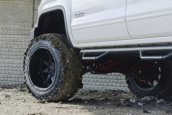 Фото дисков Black Rhino GLAMIS Черный матовый на GMC Sierra III