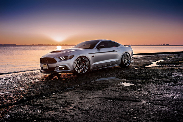 Фото дисков HRE FF10 Серебро на Ford Mustang VI