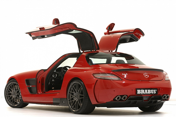 Фото дисков BRABUS Monoblock F (Platinum Edition) Матовый графит на Mercedes-Benz SLS AMG