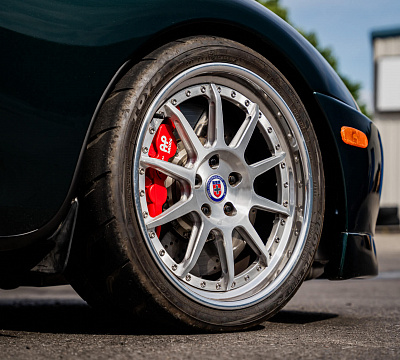 Фото дисков HRE C103 на Toyota Supra A80