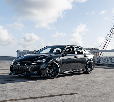 Фото дисков Vossen HF-7 на Lexus GS IV