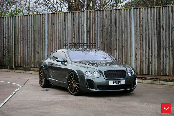 Фото дисков Vossen VFS-2 Сатиновая бронза на Bentley Continental GT II