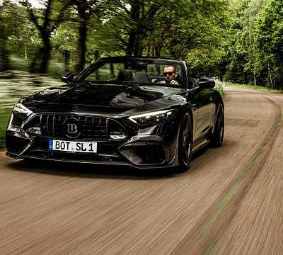 Фото дисков BRABUS Monoblock II Evo (Platinum Edition) на Mercedes-Benz SL (R232)