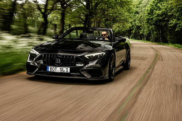 Фото дисков BRABUS Monoblock II Evo (Platinum Edition) Глянцевый тонированный лак на Mercedes-Benz SL (R232)