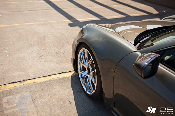 Фото дисков HRE P101 Полированный лак на Porsche 911 VIII