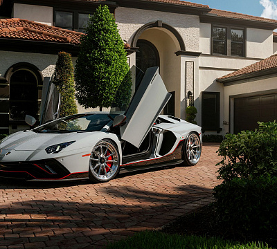 Фото дисков 1886 Wheels G010 на Lamborghini Aventador