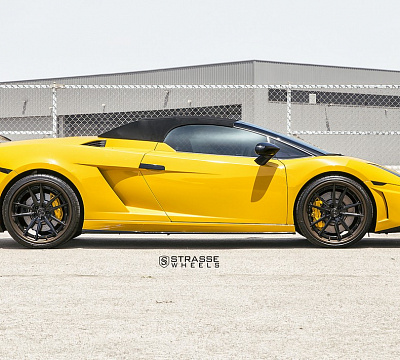 Фото дисков Strasse Wheels SV1 Deep Concave FS на Lamborghini Gallardo