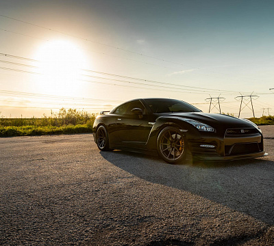 Фото дисков Vossen M-X2 на Nissan GT-R