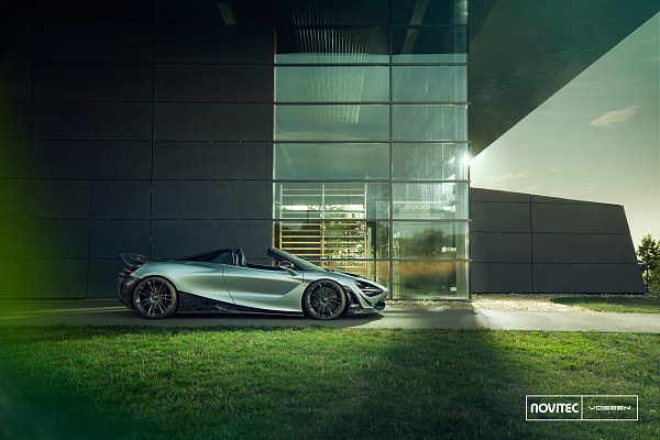 Фото дисков NOVITEC MC3 Черный сатин на McLaren 720S