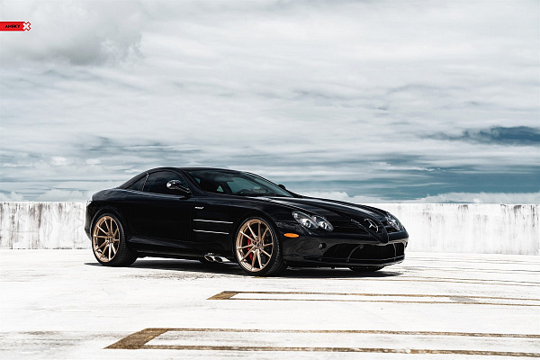 Фото дисков Anrky AN13 Сатиновая шампань на Mercedes-Benz SLR McLaren