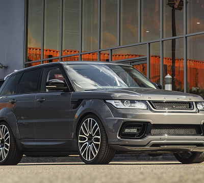 Фото дисков Kahn Pace Car на Range Rover Sport II