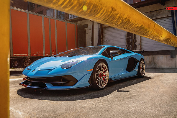 Фото дисков Anrky S1-X1 Полированный лак на Lamborghini Aventador