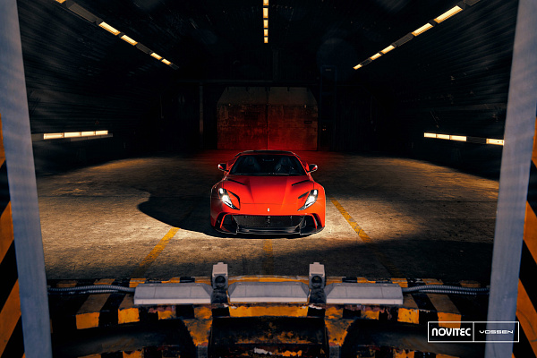 Фото дисков NOVITEC NF10 Глянцевый лак на Ferrari 812