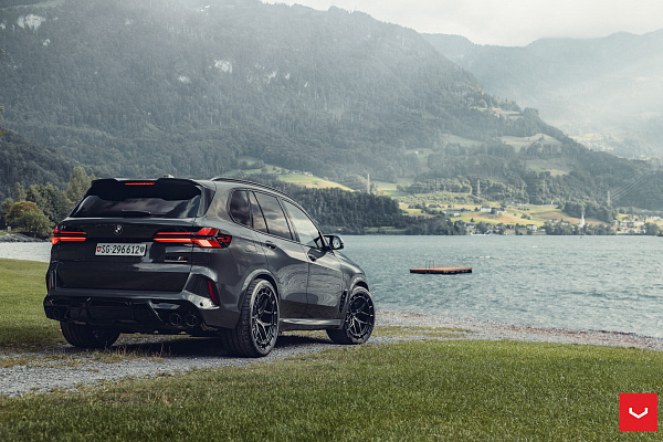 Фото дисков Vossen HFX-1 (5-Lug) Черный сатин на BMW X5/X5 M (G05/G18/F95)