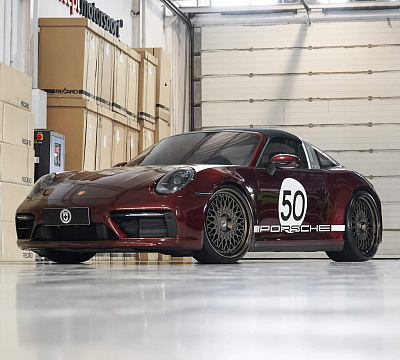 Фото дисков HRE 501 на Porsche 911 VIII
