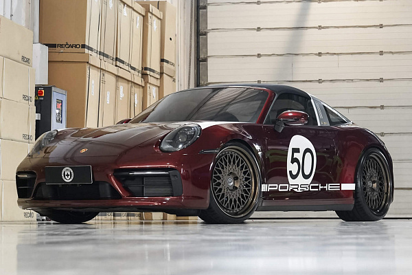Фото дисков HRE 501 Сатиновая бронза на Porsche 911 VIII