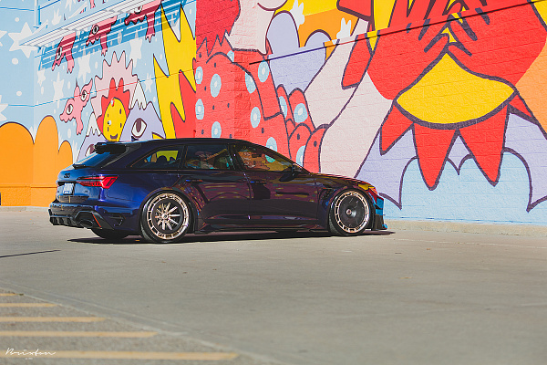 Фото дисков Brixton Forged R11-R Aerotech Глянцевая бронза на Audi A/RS 6 (C8)