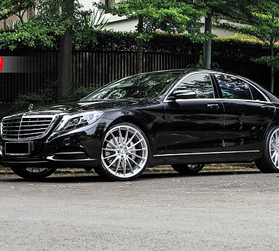Фото дисков HRE P103 на Mercedes-Benz S-Class (W222, C217)