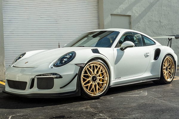 Фото дисков Anrky RS1 Сатиновое золото на Porsche 911 VII