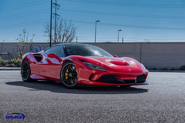 Фото дисков Brixton Forged R11-R Черный сатин на Ferrari F8