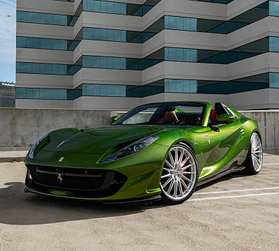 Фото дисков HRE P103SC на Ferrari 812