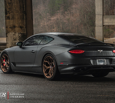 Фото дисков HRE P111SC на Bentley Continental GT III