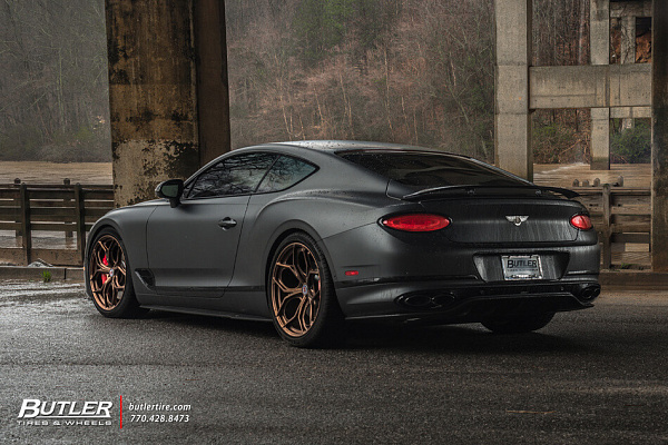 Фото дисков HRE P111SC Глянцевая бронза на Bentley Continental GT III