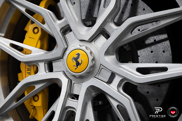 Фото дисков NOVITEC NF11 Глянцевый лак на Ferrari 488