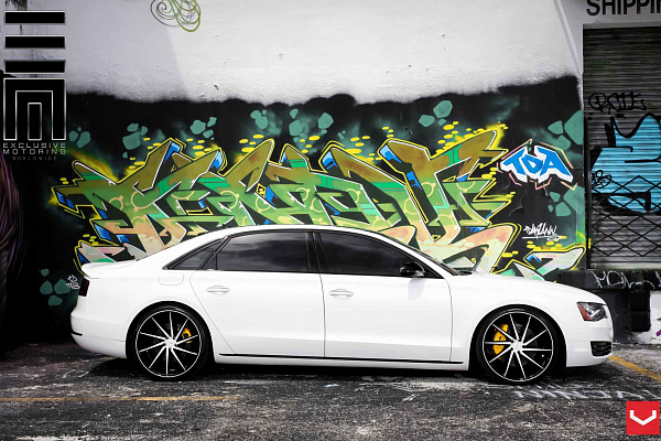 Фото дисков Vossen CVT Алмазная проточка на Audi A/S 8 (D4)