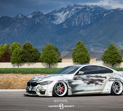 Фото дисков Strasse Wheels SM5R Deep Concave FS на BMW 4/M4 (F32/F82)
