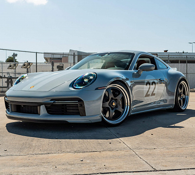 Фото дисков HRE 527 на Porsche 911 VIII
