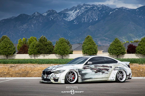 Фото дисков Strasse Wheels SM5R Deep Concave FS Другой цвет на BMW 4/M4 (F32/F82)