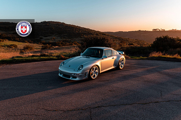 Фото дисков HRE 522M Серебро на Porsche 911 IV
