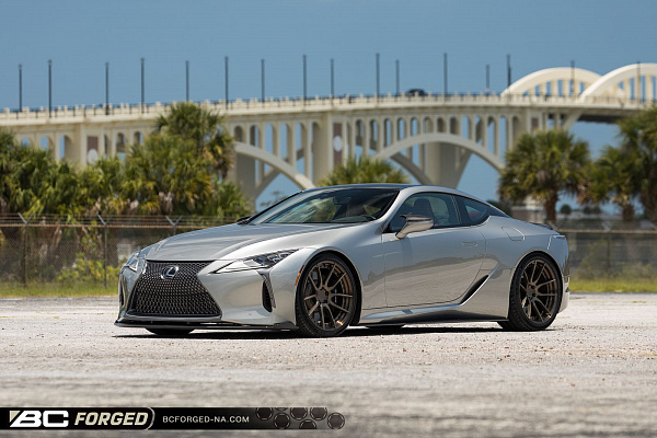 Фото дисков BC Forged HCA162 Сатиновая бронза на Lexus LC 500