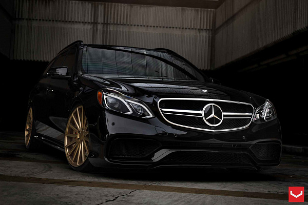 Фото дисков Vossen VFS-2 Сатиновое темное золото на Mercedes-Benz E-Class (W212, S212, C207)