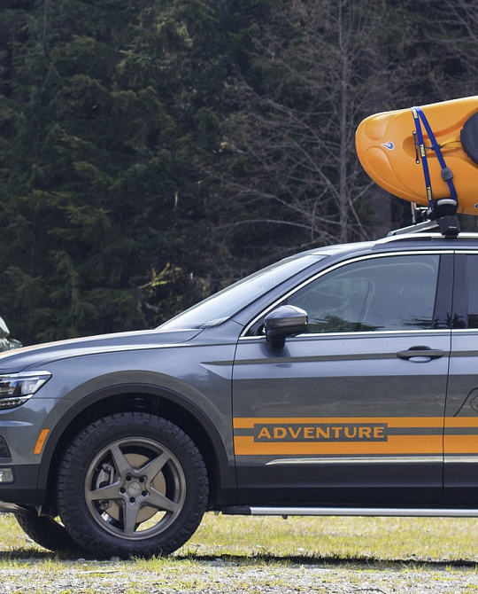 Фото дисков WGR Сатиновый графит на Volkswagen Tiguan II