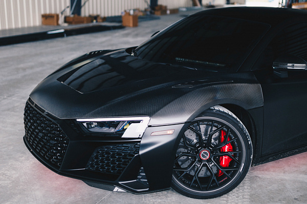 Фото дисков Brixton Forged PF10 Черный сатин на Audi R8 (4S)