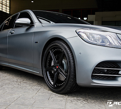 Фото дисков Vossen M-X5 (3-Piece) на Mercedes-Benz S-Class (W222, C217)