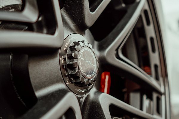 Фото дисков Brixton Forged BF01 Черный сатин на Porsche 911 VII