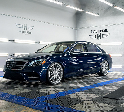 Фото дисков Vossen HF-4T на Mercedes-Benz S-Class (W222, C217)