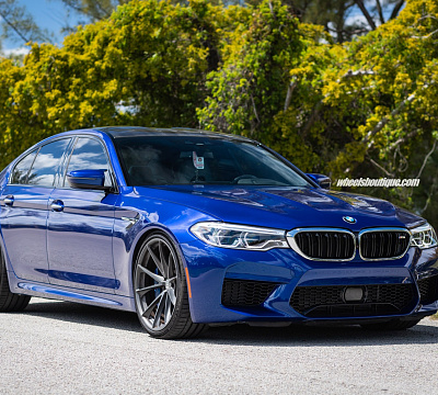 Фото дисков HRE P204 на BMW 5/M5 (G30/F90)