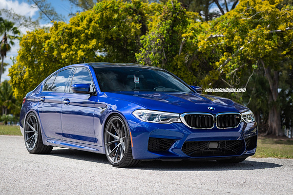 Фото дисков HRE P204 Сатиновый графит на BMW 5/M5 (G30/F90)