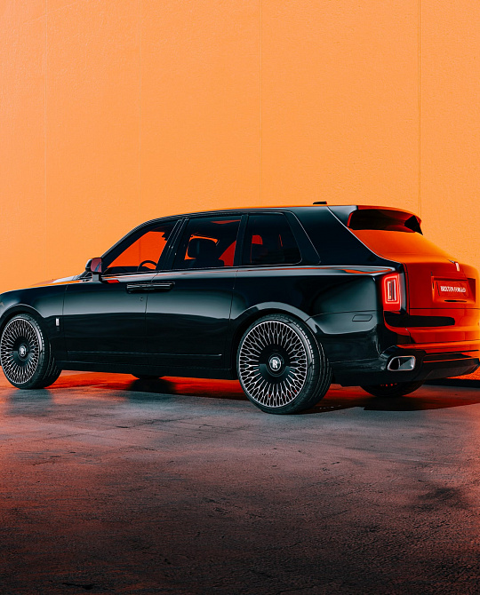 Фото дисков LX09 Алмазная проточка на Rolls-Royce Cullinan
