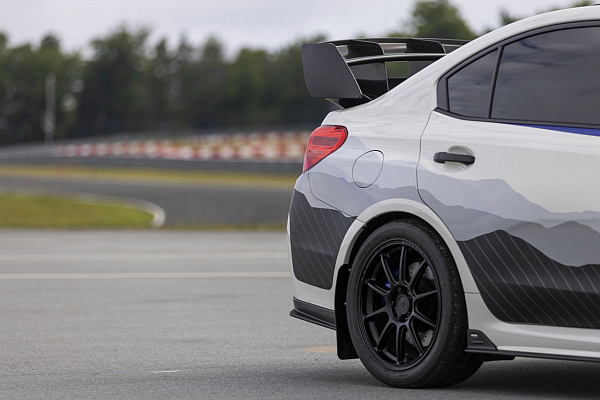 Фото дисков Motegi Racing MR140 SS10 Черный сатин на Subaru WRX VA