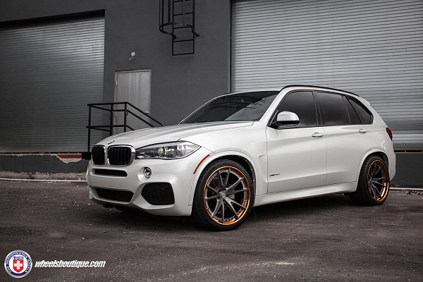 Фото дисков HRE S104 Сатиновый темный лак на BMW X5/X5 M (F15/F85)