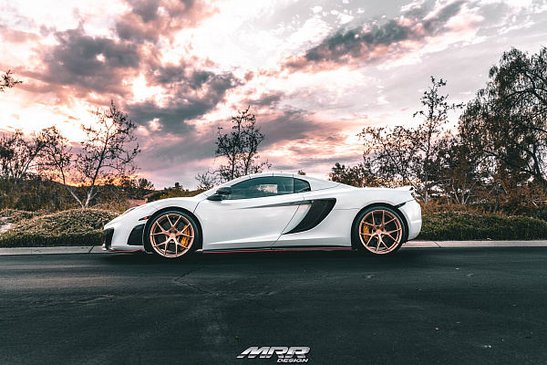 Фото дисков MRR FS06 Сатиновая медь на McLaren 12C